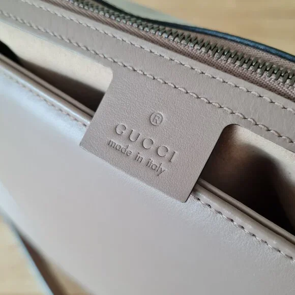 Gucci GG Marmont Large Shoulder Bag Dusty Pink Rose Mauve Matelasse Gold Rare - Picture 11 of 16